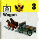 Panzer Grenadier Headquarters Library Unit: Austro-Hungarian Empire Imperial and Royal Army Wagon for Panzer Grenadier game series