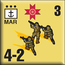 Panzer Grenadier Headquarters Library Unit: Romania Forțele Navale Române MAR for Panzer Grenadier game series