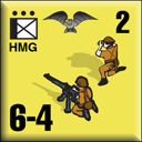 Panzer Grenadier Headquarters Library Unit: Ecuador Army HMG for Panzer Grenadier game series