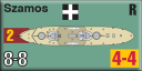 Panzer Grenadier Headquarters Library Unit: Hungary Navy Szamos for Panzer Grenadier game series