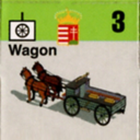 Panzer Grenadier Headquarters Library Unit: Austro-Hungarian Empire Royal Hungarian Honvéd Wagon for Panzer Grenadier game series