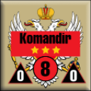 Panzer Grenadier Headquarters Library Unit: Montenegro Army Komandir for Panzer Grenadier game series