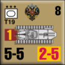 Panzer Grenadier Headquarters Library Unit: Russian Empire Imperial Army T19 for Panzer Grenadier game series