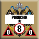 Panzer Grenadier Headquarters Library Unit: Russian Empire Imperial Army Poruchik for Panzer Grenadier game series