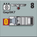 Panzer Grenadier Headquarters Library Unit: Germany Heer GepSK7 for Panzer Grenadier game series