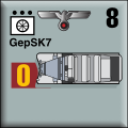 Panzer Grenadier Headquarters Library Unit: Germany Heer GepSK7 for Panzer Grenadier game series