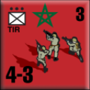 Panzer Grenadier Headquarters Library Unit: France Moroccan Ground Forces TIR for Panzer Grenadier game series