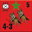 Panzer Grenadier Headquarters Library Unit: France Moroccan Ground Forces SPH for Panzer Grenadier game series