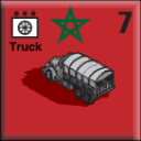 Panzer Grenadier Headquarters Library Unit: France Moroccan Ground Forces Truck for Panzer Grenadier game series