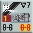 Panzer Grenadier Headquarters Library Unit: Germany Grossdeutschland Division Marder III for Panzer Grenadier game series