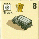 Panzer Grenadier Headquarters Library Unit: India Army Truck for Panzer Grenadier game series