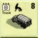 Panzer Grenadier Headquarters Library Unit: Lithuania Army Truck for Panzer Grenadier game series