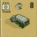 Panzer Grenadier Headquarters Library Unit: New Zealand New Zealand Army Truck for Panzer Grenadier game series