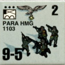 Panzer Grenadier Headquarters Library Unit: Germany Luftwaffe PARA-HMG for Panzer Grenadier game series