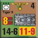 Panzer Grenadier Headquarters Library Unit: Germany Schutzstaffel Tiger II for Panzer Grenadier game series