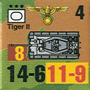 Panzer Grenadier Headquarters Library Unit: Germany Schutzstaffel Tiger II for Panzer Grenadier game series