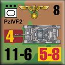 Panzer Grenadier Headquarters Library Unit: Germany Schutzstaffel PzIVf2 for Panzer Grenadier game series