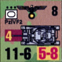Panzer Grenadier Headquarters Library Unit: Germany Schutzstaffel PzIVf2 for Panzer Grenadier game series
