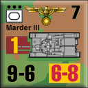 Panzer Grenadier Headquarters Library Unit: Germany Schutzstaffel Marder III for Panzer Grenadier game series