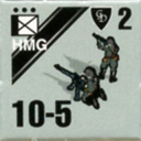 Panzer Grenadier Headquarters Library Unit: Germany Grossdeutschland Division HMG for Panzer Grenadier game series