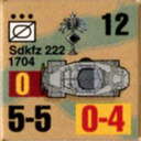 Panzer Grenadier Headquarters Library Unit: Germany Heer SdKfz-222 for Panzer Grenadier game series