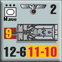 Panzer Grenadier Headquarters Library Unit: Germany Heer Maus for Panzer Grenadier game series