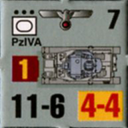 Panzer Grenadier Headquarters Library Unit: Germany Heer PzIVa for Panzer Grenadier game series