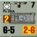Panzer Grenadier Headquarters Library Unit: Germany Heer Pz35tA for Panzer Grenadier game series