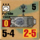 Panzer Grenadier Headquarters Library Unit: Germany Heer Pz748e for Panzer Grenadier game series