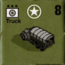 Panzer Grenadier Headquarters Library Unit: United States Army Truck for Panzer Grenadier game series