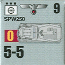 Panzer Grenadier Headquarters Library Unit: Germany Heer SPW-250 for Panzer Grenadier game series