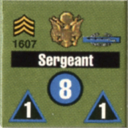 Panzer Grenadier Headquarters Library Unit: United States Army Sergeant for Panzer Grenadier game series