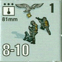 Panzer Grenadier Headquarters Library Unit: Germany Luftwaffe 81mm for Panzer Grenadier game series