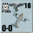 Panzer Grenadier Headquarters Library Unit: Germany Luftwaffe P-1003 for Panzer Grenadier game series