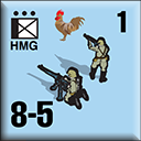 Panzer Grenadier Headquarters Library Unit: France Armée de Terre HMG for Panzer Grenadier game series