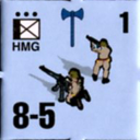 Panzer Grenadier Headquarters Library Unit: France Armée de Terre HMG for Panzer Grenadier game series