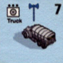 Panzer Grenadier Headquarters Library Unit: France Armée de Terre Truck for Panzer Grenadier game series