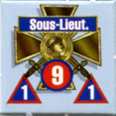 Panzer Grenadier Headquarters Library Unit: France Armée de Terre Sous-Lieut. for Panzer Grenadier game series