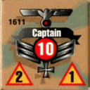 Panzer Grenadier Headquarters Library Unit: Germany Heer Captain for Panzer Grenadier game series