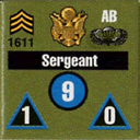 Panzer Grenadier Headquarters Library Unit: United States Airborne Sergeant for Panzer Grenadier game series