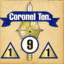 Panzer Grenadier Headquarters Library Unit: Peru Army Coronel Ten for Panzer Grenadier game series