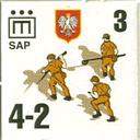 Panzer Grenadier Headquarters Library Unit: Poland Wojska Lądowe Sap for Panzer Grenadier game series