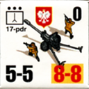 Panzer Grenadier Headquarters Library Unit: Poland Wojska Lądowe 17 pdr for Panzer Grenadier game series