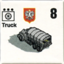 Panzer Grenadier Headquarters Library Unit: Poland Wojska Lądowe Truck for Panzer Grenadier game series