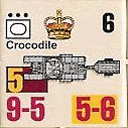 Panzer Grenadier Headquarters Library Unit: Britain Army Crocodile for Panzer Grenadier game series
