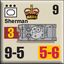 Panzer Grenadier Headquarters Library Unit: Britain Army Sherman for Panzer Grenadier game series
