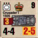 Panzer Grenadier Headquarters Library Unit: Britain Army Crusader I for Panzer Grenadier game series