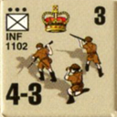 Panzer Grenadier Headquarters Library Unit: Britain Army INF for Panzer Grenadier game series