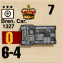 Panzer Grenadier Headquarters Library Unit: Britain Army Bren for Panzer Grenadier game series