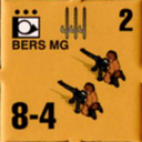 Panzer Grenadier Headquarters Library Unit: Italy Regio Esercito BERS MG for Panzer Grenadier game series